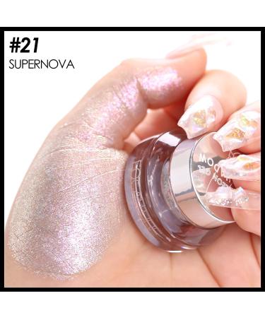 FOCALLURE Chameleon Cream Eyeshadow - Intense Color Shifting Metallic Shadows - Supernova 21 - Buy Online on GoSupps.com
