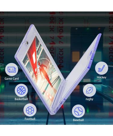 WIWAPLEX 35Pt Magnetic Card Holder Plastic Card Display Case 5Pcs Trading Card Holder with Acrylic Card Holder Stander for Sport  Game  Shoes Card & Picture Display Holder - Buy Online on GoSupps.com