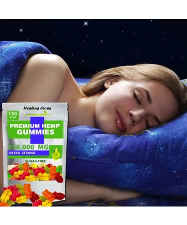 Organic Hemp Gummies 750,000mg - High Potency Health Support with Vitamins & Omega 3 6 9 - Buy Online on GoSupps.com