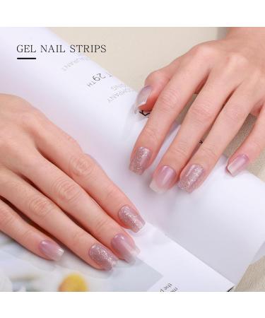 JMEOWIO Purple & White Nail Foil Glitter - Self-Adhesive Gel Nail Stickers for Stunning Nail Design - Buy Online on GoSupps.com