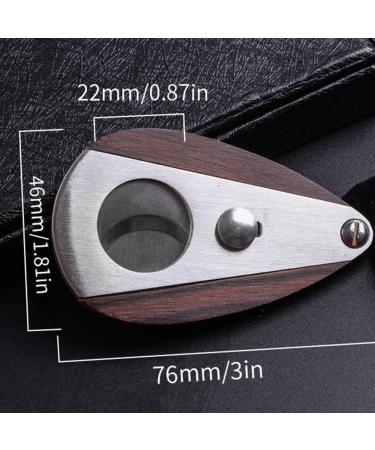 Cigar Boxs Humidors Cigar Cutter Stainless Steel Portable Stitchifan-Shaped Cigar Guillotine Stainless Steel Double Cut Blade for a Perfect for Friend - Buy Online on GoSupps.com