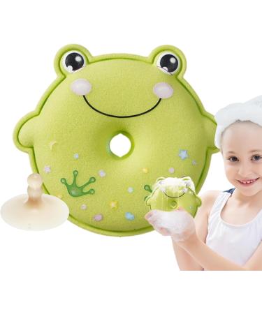 Shower Sponge for Body | Children's Bath Sponge Ball Body Scrub Shower Ball for Hotel Bathroom Home Dormitory and Travel Green - Buy Online on GoSupps.com