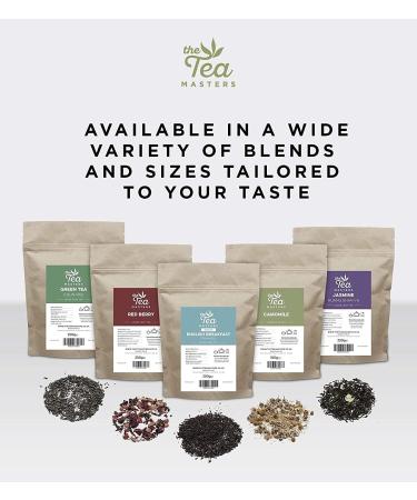 The Tea Masters Loose Leaf Tea - 250g Decaf English Breakfast Tea (Kenya) - Premium Richly Flavoured Black Tea Leaves - Kenyan Tea Perfect for Every Teatime - Buy Online on GoSupps.com