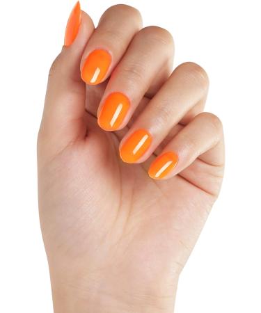 Bluesky Gel Nail Polish Orange Sorbet - Neon04 Bright Long Lasting Chip Resistant 5ml (Requires Drying Under UV LED Lamp) Neon Orange 5 ml (Pack of 1) - Buy Online on GoSupps.com