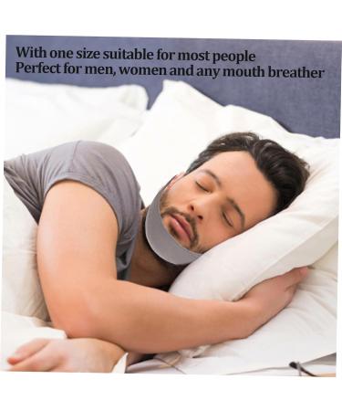 Snoring Chin Strap | Soft Nylon Elastic Breathable Nose Belt | Adjustable Snoring Solution for Men & Women - Buy Online on GoSupps.com