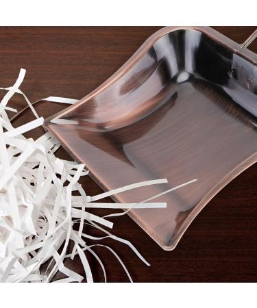 Stainless Steel Dustpan Metal Pan Stainless Steel Dustpan Metal Pan Decorative Dustpan for Household Cleaning Supply Cleaning Sweeping Kitchen Bronze dustpan Light Brown - Buy Online on GoSupps.com