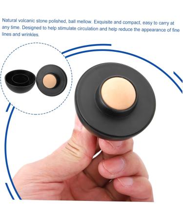 DOITOOL 2pcs Oil-absorbing Ball Facial Massaging Volcano Stone Oil Face Roller Oil Absorption Stone The Face 7.5X5X5CMx2pcs Blackx2pcs - Buy Online on GoSupps.com