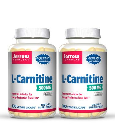 Jarrow Formulas L-Carnitine 500 500 mg 100 Veggie Licaps