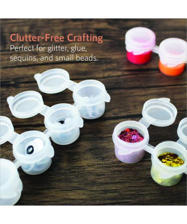 288 Empty Paint Pots & 6 Filling Syringes Set - Mini Acrylic Paint Storage Containers for Schools - 5ml/0.17oz - Buy Online on GoSupps.com