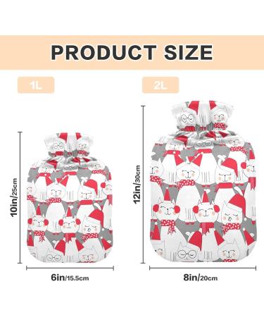 Christmas Cat Heat Bottle - 2L Hand & Foot Warmer | Pain Relief & Cold Therapy Pack - Buy Online on GoSupps.com