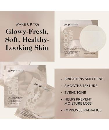 goop Beauty 15% Glycolic Acid Overnight Peel Exfoliating Pads - 12 pack | Refines, Retexturizes, Brightens for Glowing Skin | Paraben & Silicone Free - 12 Count - Buy Online on GoSupps.com
