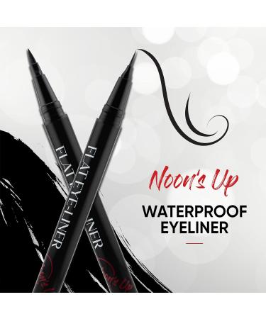 NOON'S UP Waterproof Liquid Eyeliner Pen - Chic Black Quick Dry Fineliner 0.081oz - Buy Online on GoSupps.com