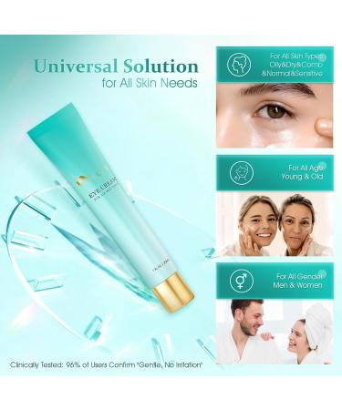 Advanced Eye Cream for Eye bags - Targeted Solution for Puffiness Wrinkles Dark Circles and Firmness - Temporary Firming & Tightening Treatment - Wrinkle Filler Natural Infusions 1 oz 1 Fl Oz (Pack of 1) - Buy Online on GoSupps.com