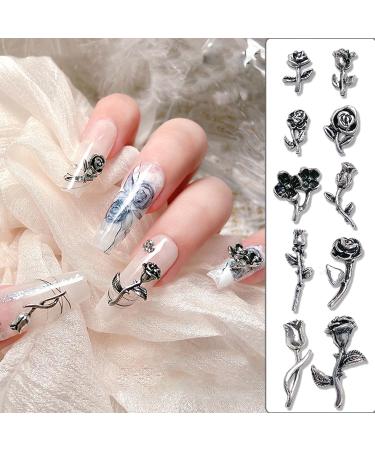 Nail Art Decoration Tips Ornament Metal Alloy Nail Art Decals Pendant Manicure Accessories Eye Catching For Girls Nail Art Accessories Decoration Decals Craft Supplies Jewelry For Girls Crystal - Buy Online on GoSupps.com