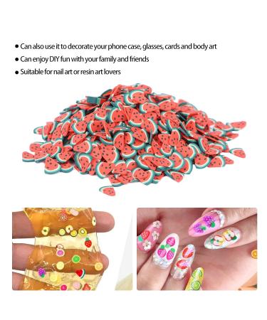Fruit Nail Art Slices - Triangle Watermelon | DIY Manicure Decor for Home & Nail Shops - Buy Online on GoSupps.com