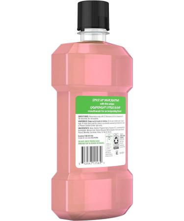 Limited Edition Listerine Zero Alcohol Mouthwash Grapefruit Rose Flavor 500mL (Pack of 2) - Buy Online on GoSupps.com