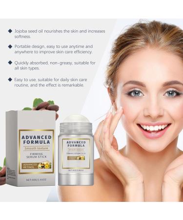 Advanced Retinol Firming Serum Stick Retinol Facial Firming Stick Firming Neck with Antioxidants to Visibly Tighten and Firm Wrinkles and Laugh Lines Retinol Facial Cream Anti Wrinkle Cream - Buy Online on GoSupps.com