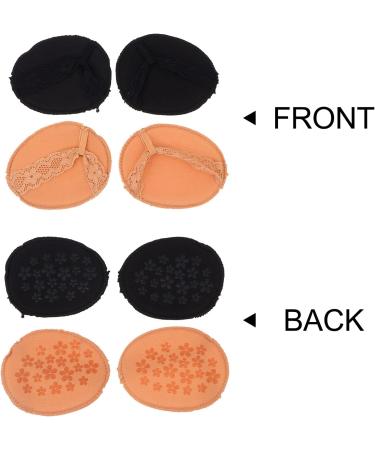 Healifty Non-Slip Forefoot Cushion Pads - 4 Pairs Half Size Toe Protectors for High Heels & Kids - Comfort for Women & Men - Buy Online on GoSupps.com