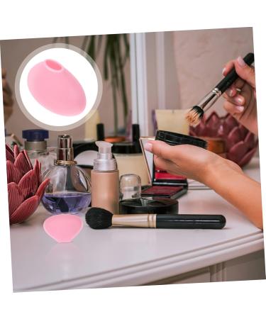 Mikinona Pink Silicone Makeup Brush Holder Cover - Reusable Protector for Travel - 7x5x3.8CM - Buy Online on GoSupps.com
