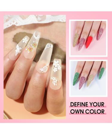 Acrylic Nail Kit with UV Light & Drill - Complete Beginner Set for Nail Art & DIY at Home | Professional Glitter Powder & Nail Tips | Perfect Gift for Women - RJ0357 - Buy Online on GoSupps.com