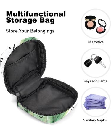 Women's Cactus Botanical Storage Pockets - Portable Period Kit & Feminine Product Bag - Buy Online on GoSupps.com
