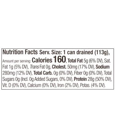 Bumble Bee Solid White Albacore Tuna in Oil 5oz Can (Pack of 24) | Wild Caught, Non-GMO, Gluten Free, Kosher - 28g Protein per Serving - Ideal for Tuna Salad & Recipes - Buy Online on GoSupps.com