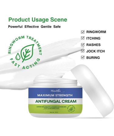 PLENO Ringworm Treatment - Antifungal Spray & Cream for Jock Itch Eczema Tinea Versicolor Athletes Foot | Fast Relief for Rash & Itchy Skin - Buy Online on GoSupps.com