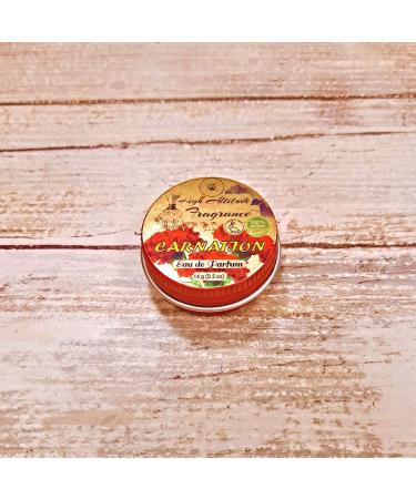 CARNATION Perfume - Eau de Parfum - Solid Balm - Natural Essential Oils Aromatherapy Fragrance (Dianthus Caryophyllus Lily Fresh Green Floral Spicy Clove) Travel Size Party Guest Favors Gifts -0.5oz - Buy Online on GoSupps.com