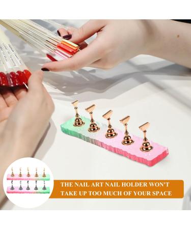 Beaupretty 3 Sets Nail Stand for Painting Nails Fake Nails Holder Fake Nail Stand Nail Art Stand Press on Nail Holder Press on Nails Holder Nail Painting Stand Acrylic Strong Magnet Equipment - Buy Online on GoSupps.com