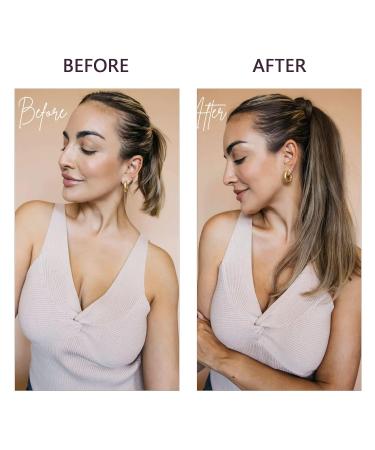 Runature 30cm Real Hair Braid Extensions - Balayage Dark Brown & Caramel Blonde - Clip In Ponytail 12 Inch 70g #4/27/4 - Buy Online on GoSupps.com