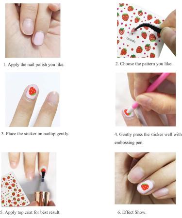 IHUKEIT Nail Stickers Nail Art Stickers for Women and Little Girls Kids - 14 Sheets Nail Decals Including Flowers Plants Fruits Rainbow and More Self Adhesive Nail Art Decoration Decals 14 Pack - Buy Online on GoSupps.com