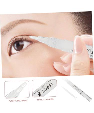 Didiseaon 2 Sets Eye Creams Glue Double Eyelid Sticker Eye Lifting Cream Waterproof Tape Waterproof Styling Cream Stick Double-fold Eyelids Cream Single Eyelid Change Cream Liquid 15X3X2CM White - Buy Online on GoSupps.com