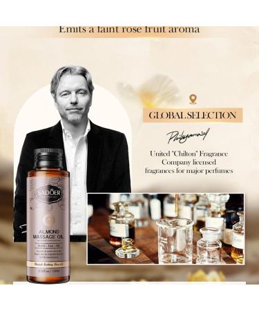 Sweet Almond & Avocado Oil Massage Oil - 100ml Moisturizing Body Oil for Soft Hydrated Skin - International Shipping Available - Buy Online on GoSupps.com