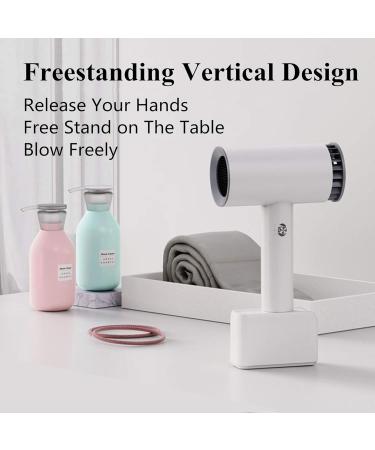 Cordless Hair Dryer Hot/Cold Wind Battery Operated Hair Dryer Rechargeable Portable Hairdryer for Indoor Outdoor Camping for Women - Buy Online on GoSupps.com