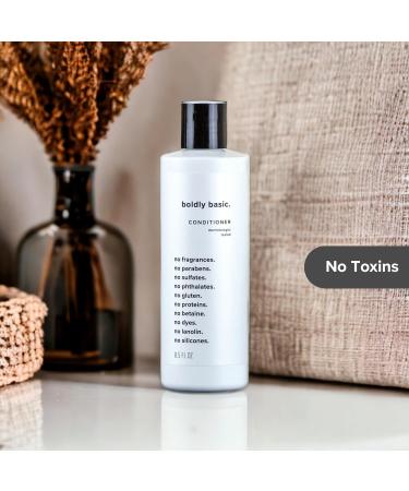 Fragrance Free Conditioner - Gentle & Unscented Dermatologist Tested Sulfate Free Paraben Free Gluten Free Hypoallergenic for Sensitive Skin & Hair - Buy Online on GoSupps.com