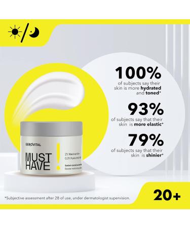 Farmec SA Grovital Must Have Sorbet moisturing creams with 2 nicinimids and hyaluronic acid antisripping cream elated hydrated and repaired skin 50 ml - Buy Online on GoSupps.com