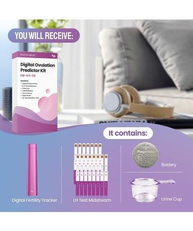 Femometer Ovulation Predictor Kit IVY-112 | Advanced Digital LH Test with 15 Strips - Buy Online on GoSupps.com