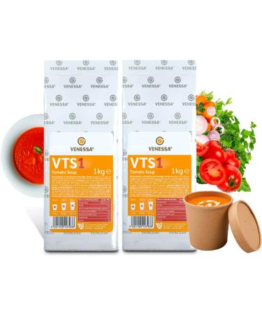 VENESSA VTS 1kg Tomato Soup Instant Fruity Vegetarian Italian Style Soup Soluble & High Yield For Automatic Soup Maker - Buy Online on GoSupps.com