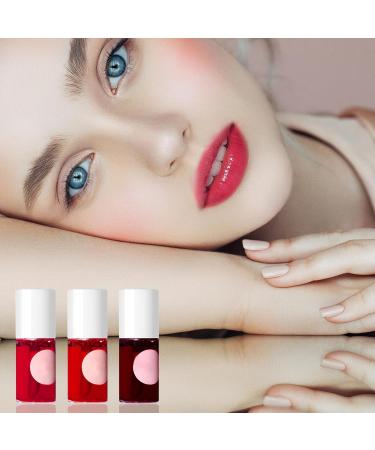 Leogony 3PCS 3 in 1 Lip Tint Stain Long Lasting Non Sticky Lip Stains Waterproof and Sweat Proof Lipstain Set - Buy Online on GoSupps.com