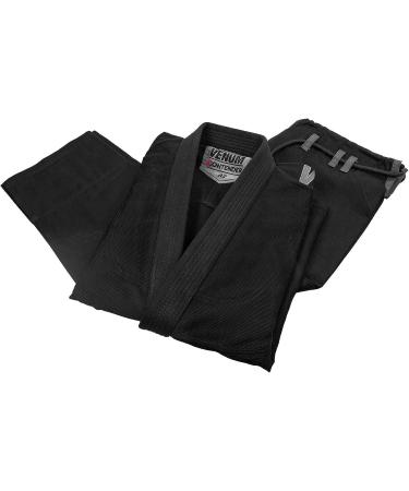 Venum Contender Evo BJJ Gi Black A2.5 - Premium Brazilian Jiu Jitsu Gi - Buy Online on GoSupps.com