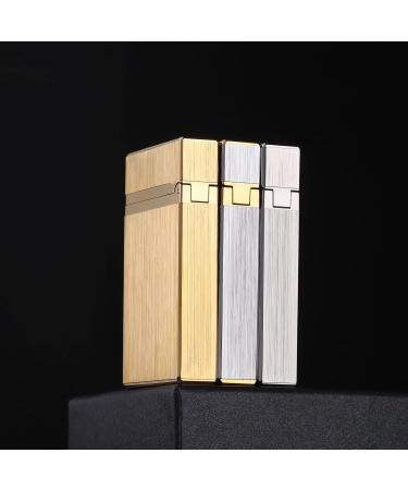 Kerosene/Butane Brushed Metal Copper Lighter Classic Vintage Lighter Side Slide Lgnition Steel Tone Trench Lighter for Men Dad Husband Gift Collect(Fuel Not Included)(B Butane) - Buy Online on GoSupps.com