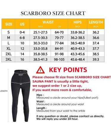 Scarbora Women's High Waist Sauna Sweat Pants 3X-Large - Buy Online on GoSupps.com