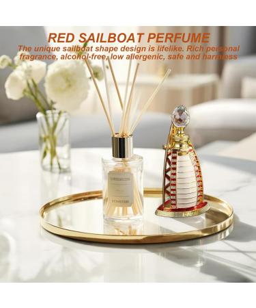 Ckuakiwu Arabic Perfume Oil 15ml Long Lasting Fragrance Dubai Perfume with Luxurious Sailing Ship Shape Bottle for Women Arabic Oil Dubai for Women - Buy Online on GoSupps.com