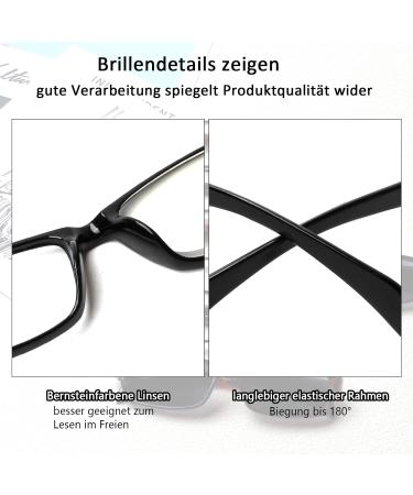 Cojwis 6 Pack Reading Glasses for Men & Women - Quality Spring Hinge Blue Light Filter - 1.00x Magnification - Mix of 6 Colors - Buy Online on GoSupps.com