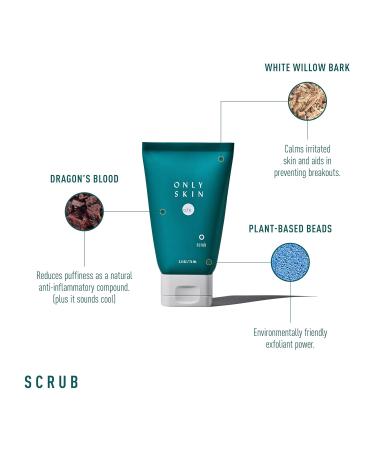 Buy Daily Facial Scrub 3oz | Best Exfoliator for Pores & Inflammation | Plant-Based Beads for Glowing Skin - Shop Internationally - Buy Online on GoSupps.com