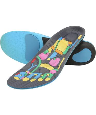 Kadimendium Magnetic Insoles for Pain Relief & Massage | Skin-Friendly Acupressure Shoe Inserts for Flat Feet - Washable for Men & Women (M Code) - Buy Online on GoSupps.com