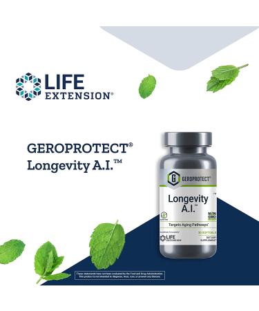 Life Extension GEROPROTECT Longevity A.I. - 30 Softgels for Anti-Aging Support - Buy Online on GoSupps.com