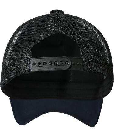 VIONLAN American Flag Trucker Hat | 3D Embossed Logo | Navy/Black | Adjustable Snapback Cap for Men and Women - Buy Online on GoSupps.com
