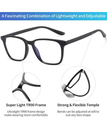 Shop Joopin Blue Light Filter Glasses for Men & Women | Gaming & Computer Glasses with B-Classic Black Design - Buy Online on GoSupps.com