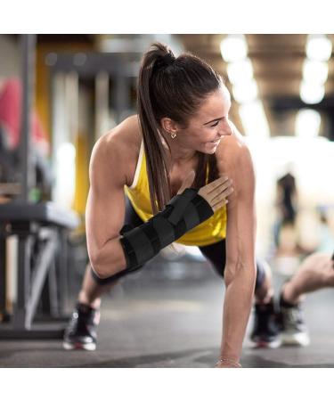 GLEAVI Adjustable Wrist Splint & Carpal Tunnel Brace - Support for Sprains & Joints - Aluminum Frame - Black 27x24CM - Buy Online on GoSupps.com